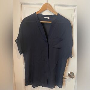 Vince Midnight Blue Blouse M